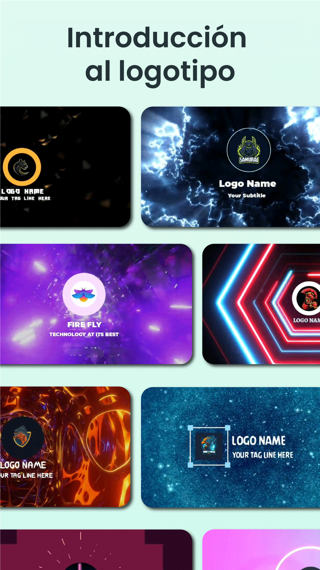 اسکرین شات 5 برنامه PixelFlow: Intro Video Maker