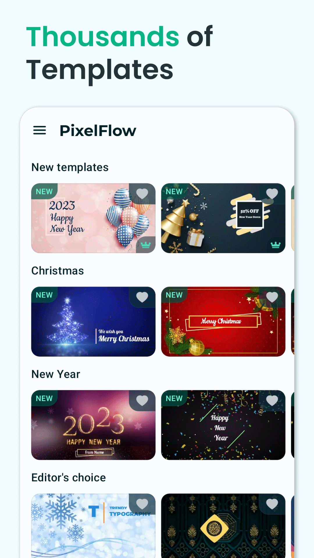 اسکرین شات 2 برنامه PixelFlow: Intro Video maker