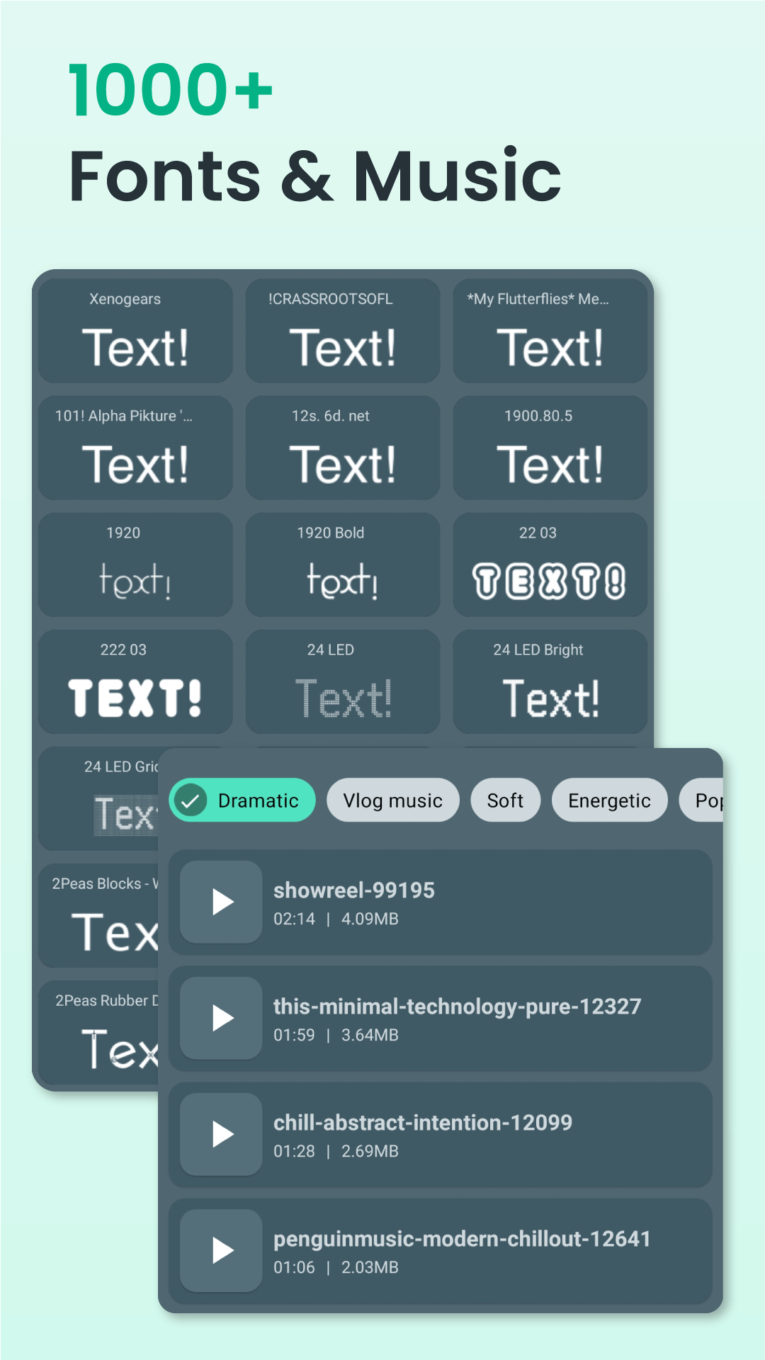 اسکرین شات 7 برنامه PixelFlow: Intro Video maker