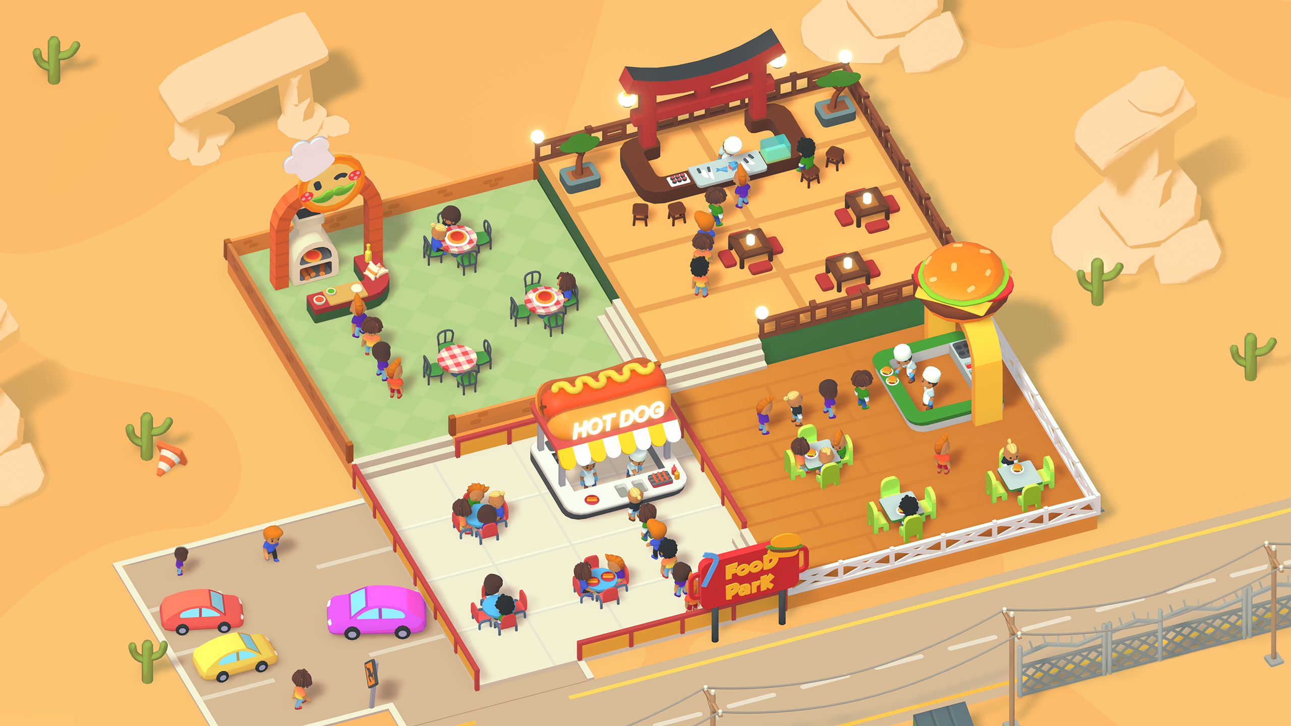 اسکرین شات 4 بازی Idle Food Park Tycoon