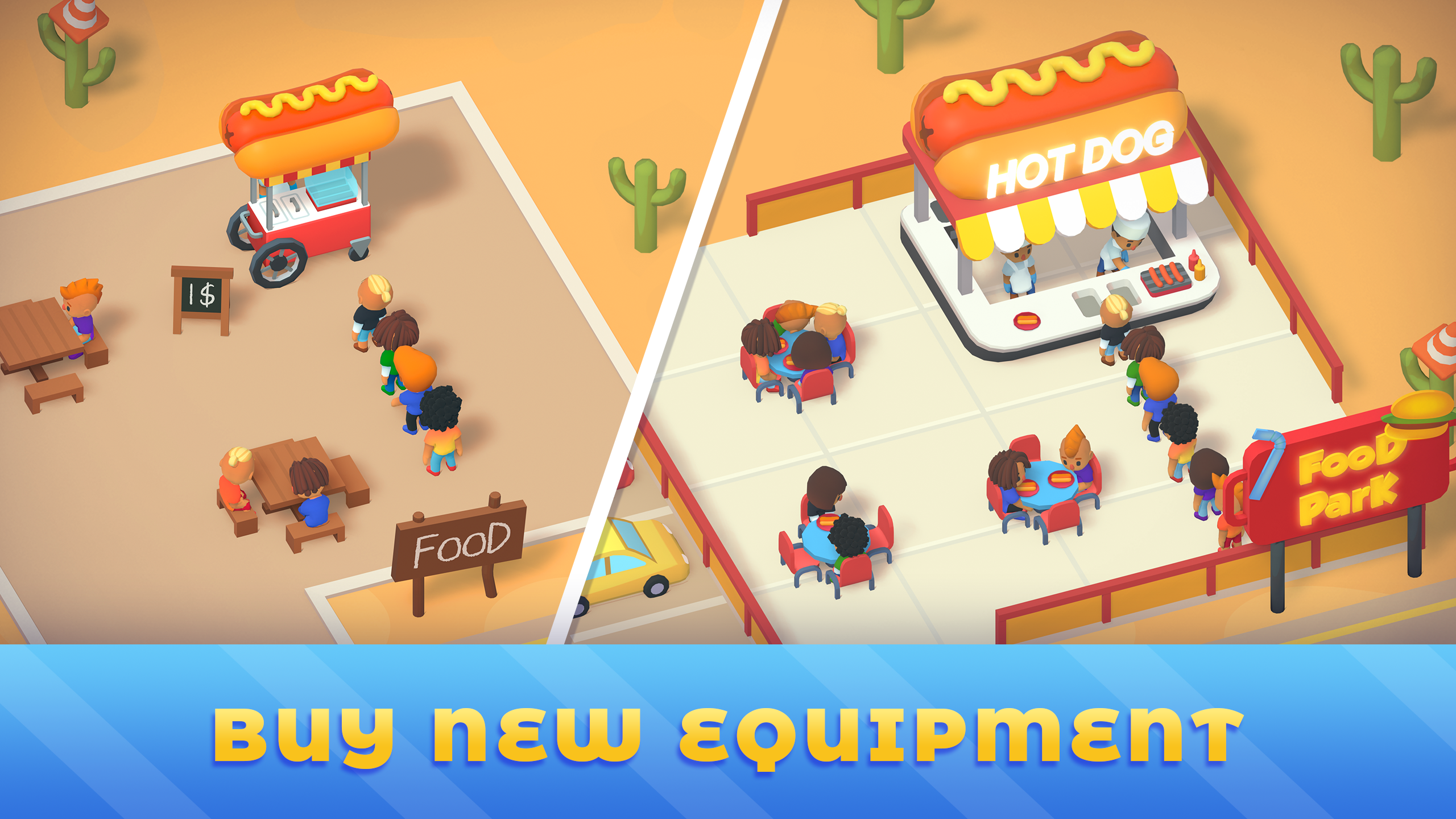 اسکرین شات 2 بازی Idle Food Park Tycoon