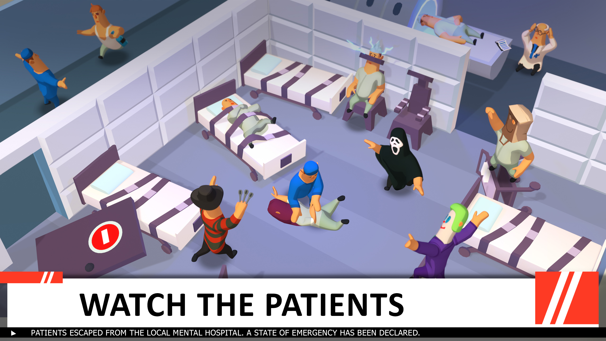 اسکرین شات 2 بازی Idle Mental Hospital Tycoon