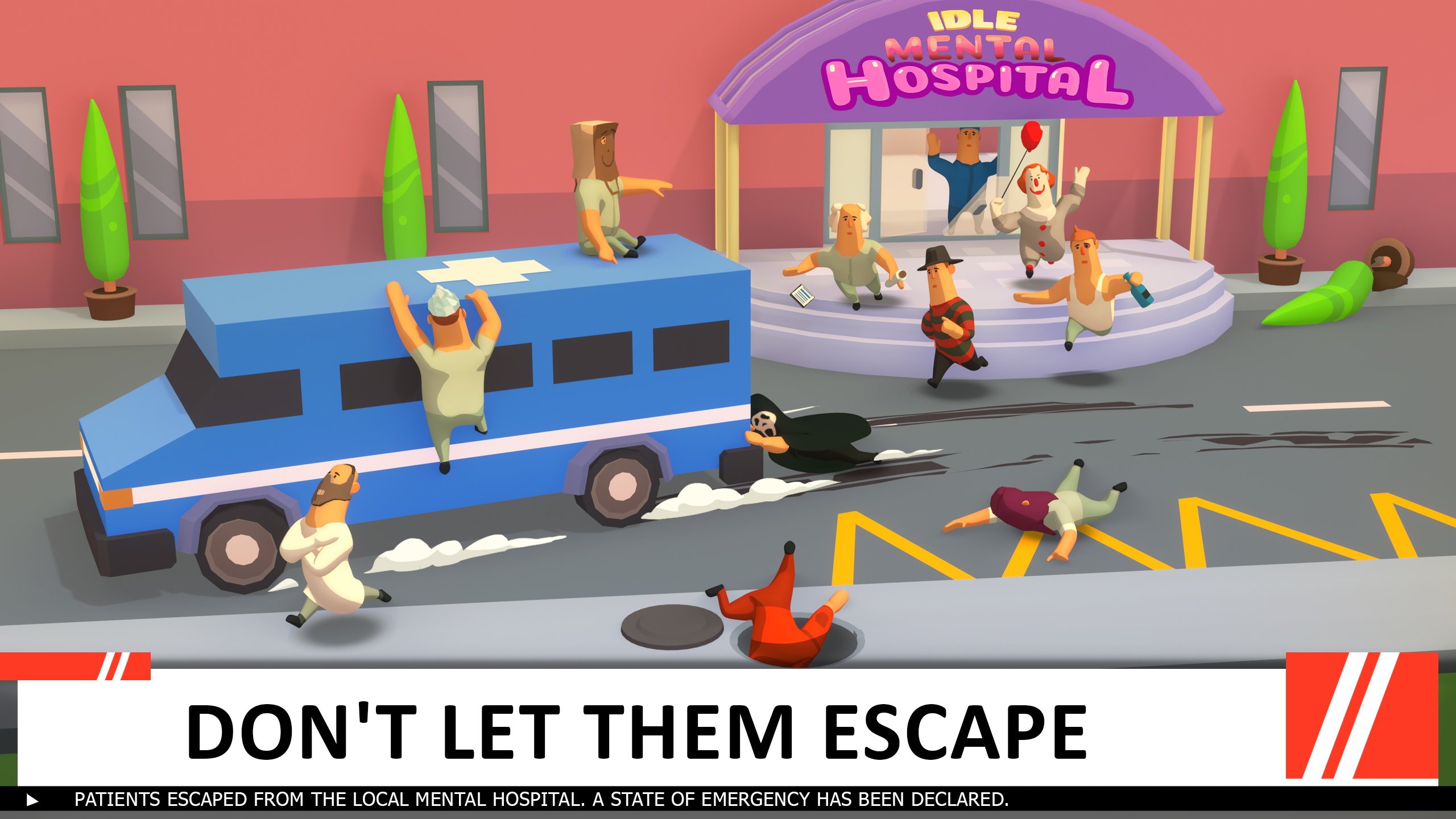 اسکرین شات 3 بازی Idle Mental Hospital Tycoon
