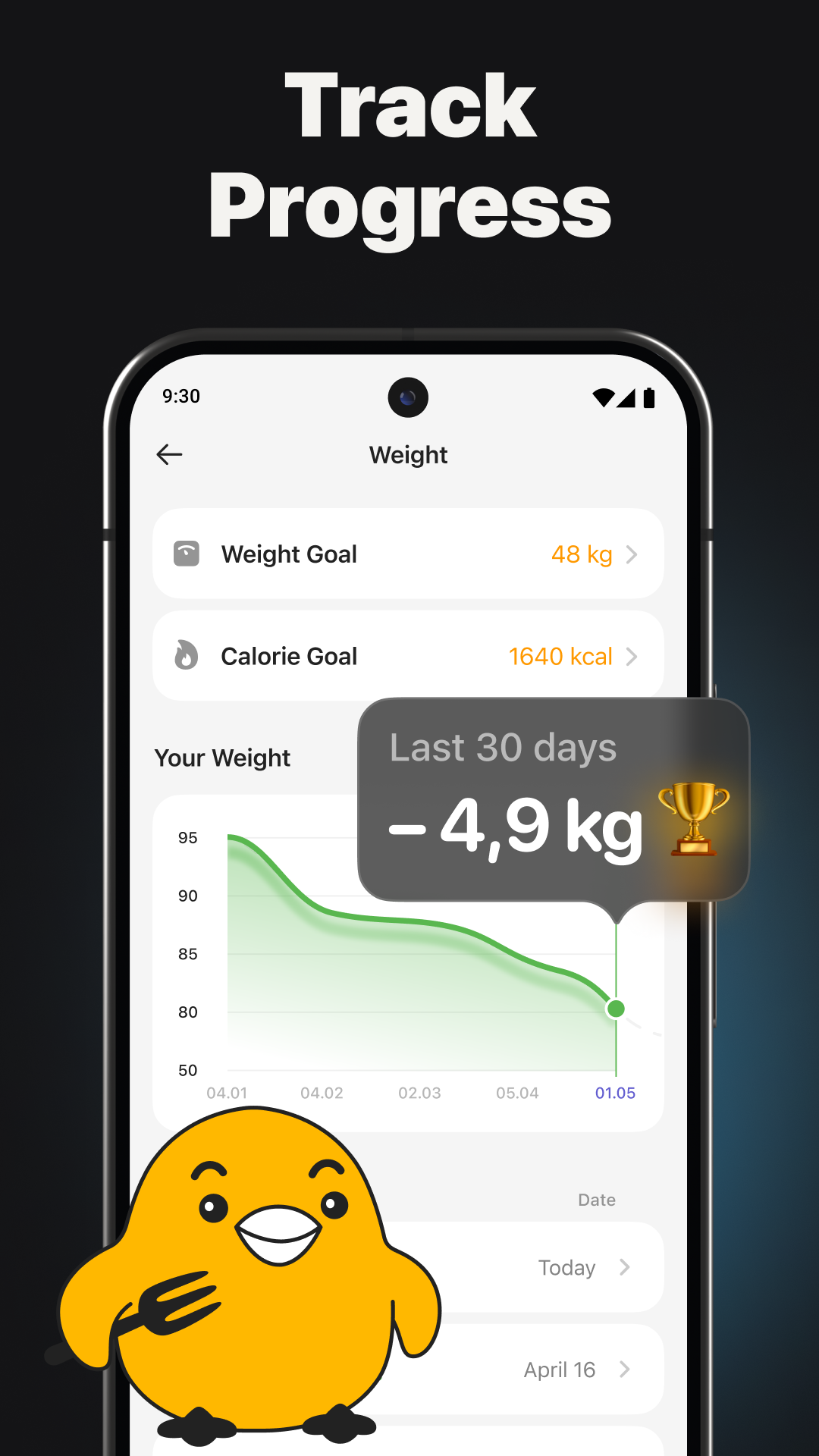 اسکرین شات 6 برنامه Calz: Calorie Counter AI