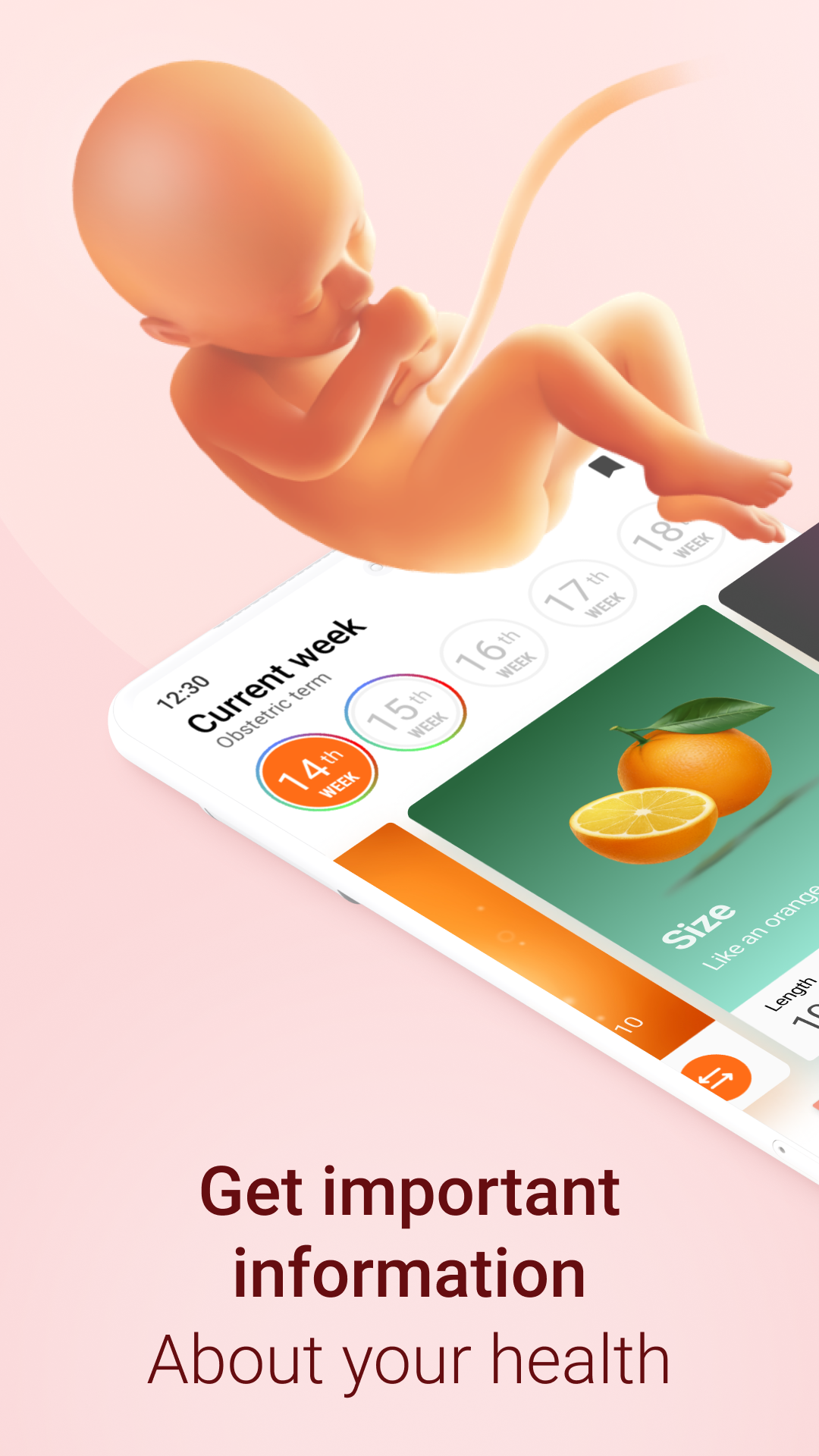 اسکرین شات 1 برنامه Pregnancy and Due Date Tracker
