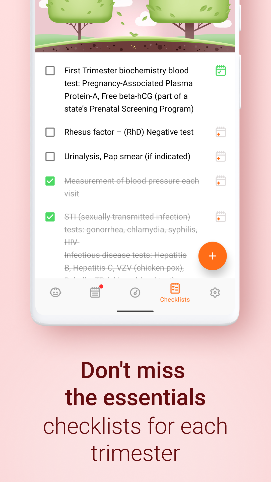 اسکرین شات 5 برنامه Pregnancy and Due Date Tracker