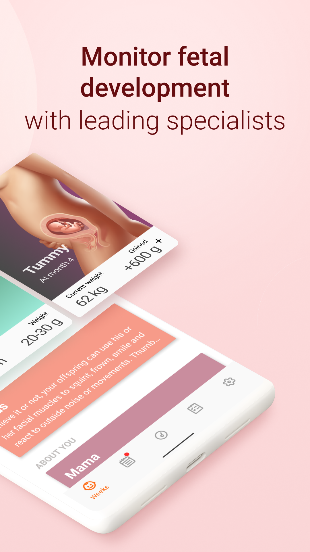 اسکرین شات 2 برنامه Pregnancy and Due Date Tracker