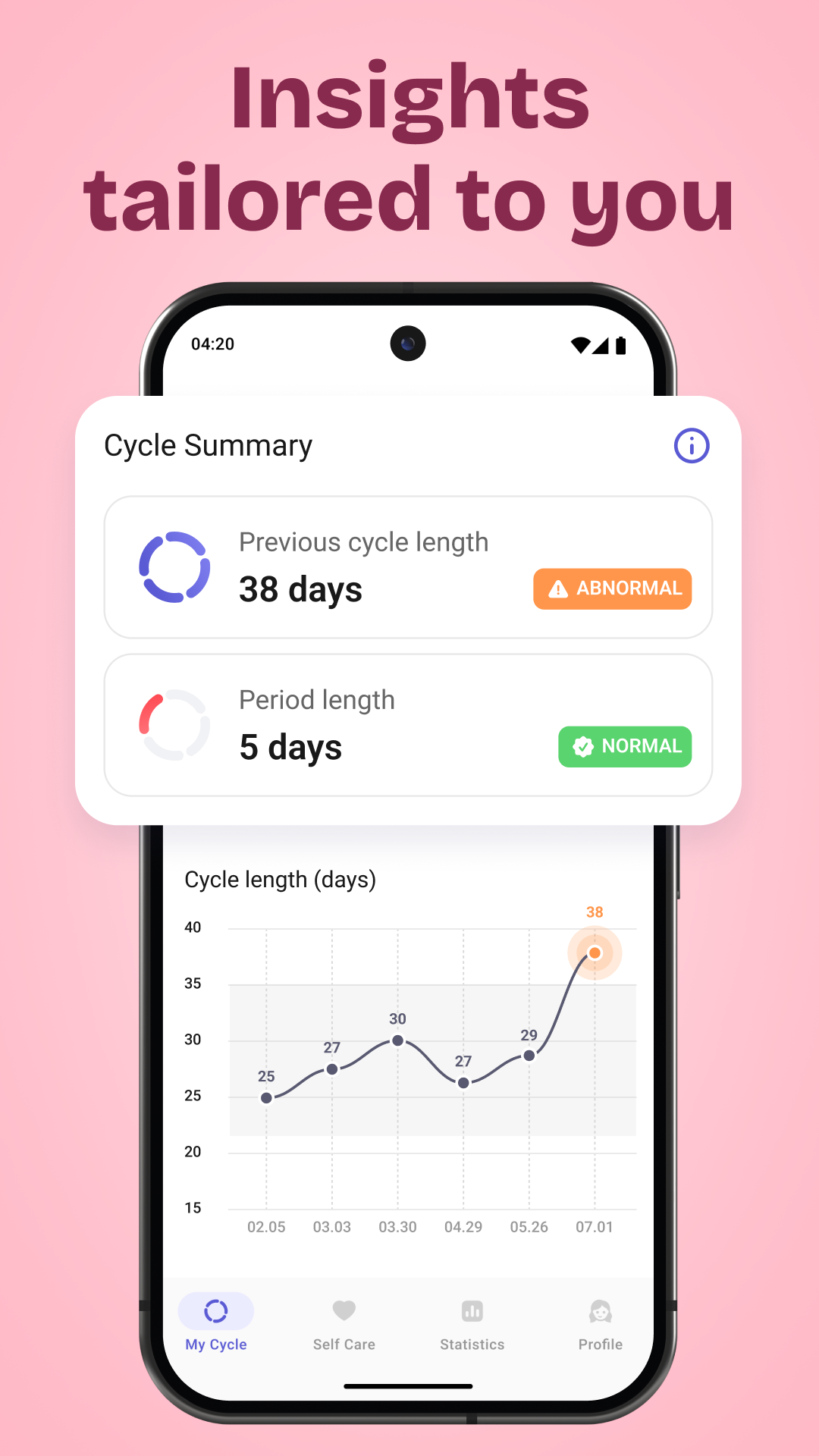 اسکرین شات 6 برنامه Clover－Period & Cycle Tracker