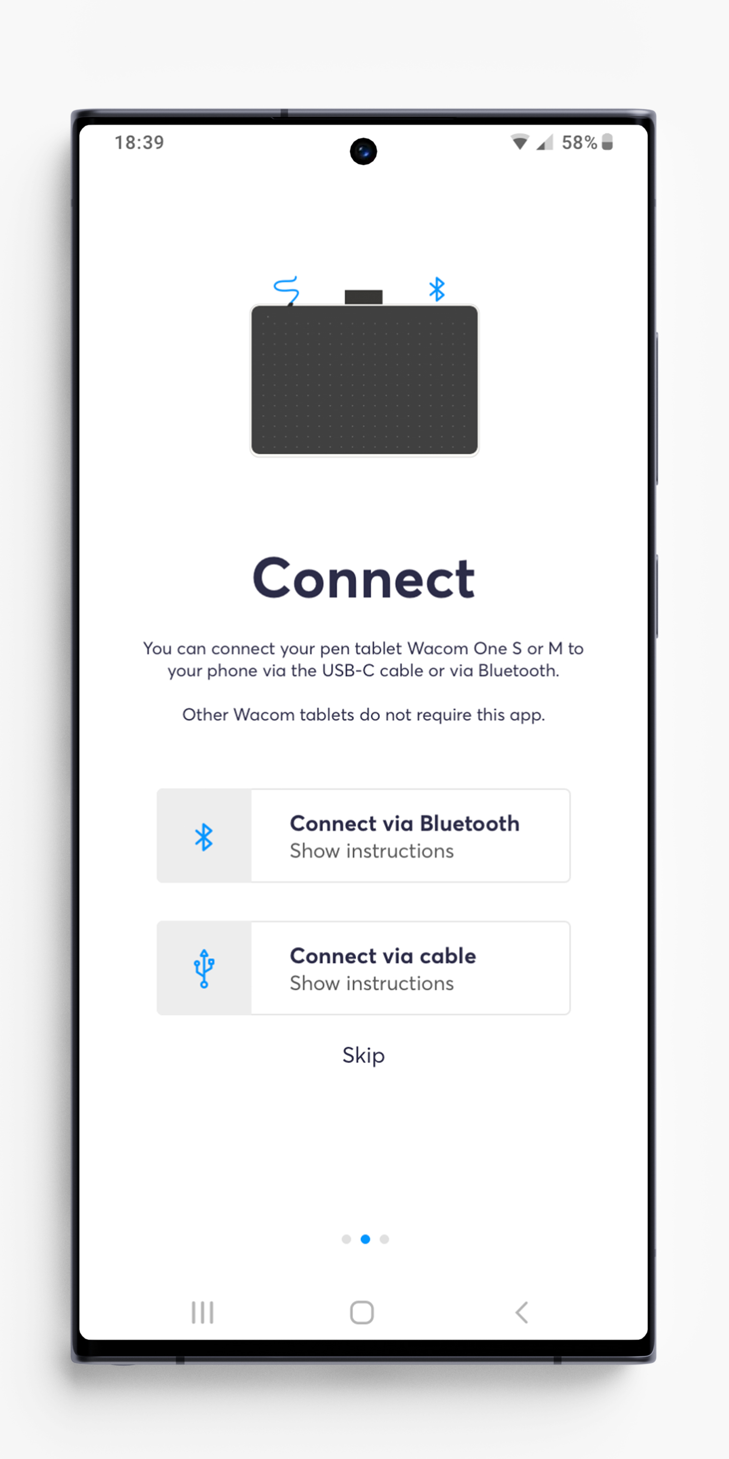 اسکرین شات 2 برنامه Wacom Center