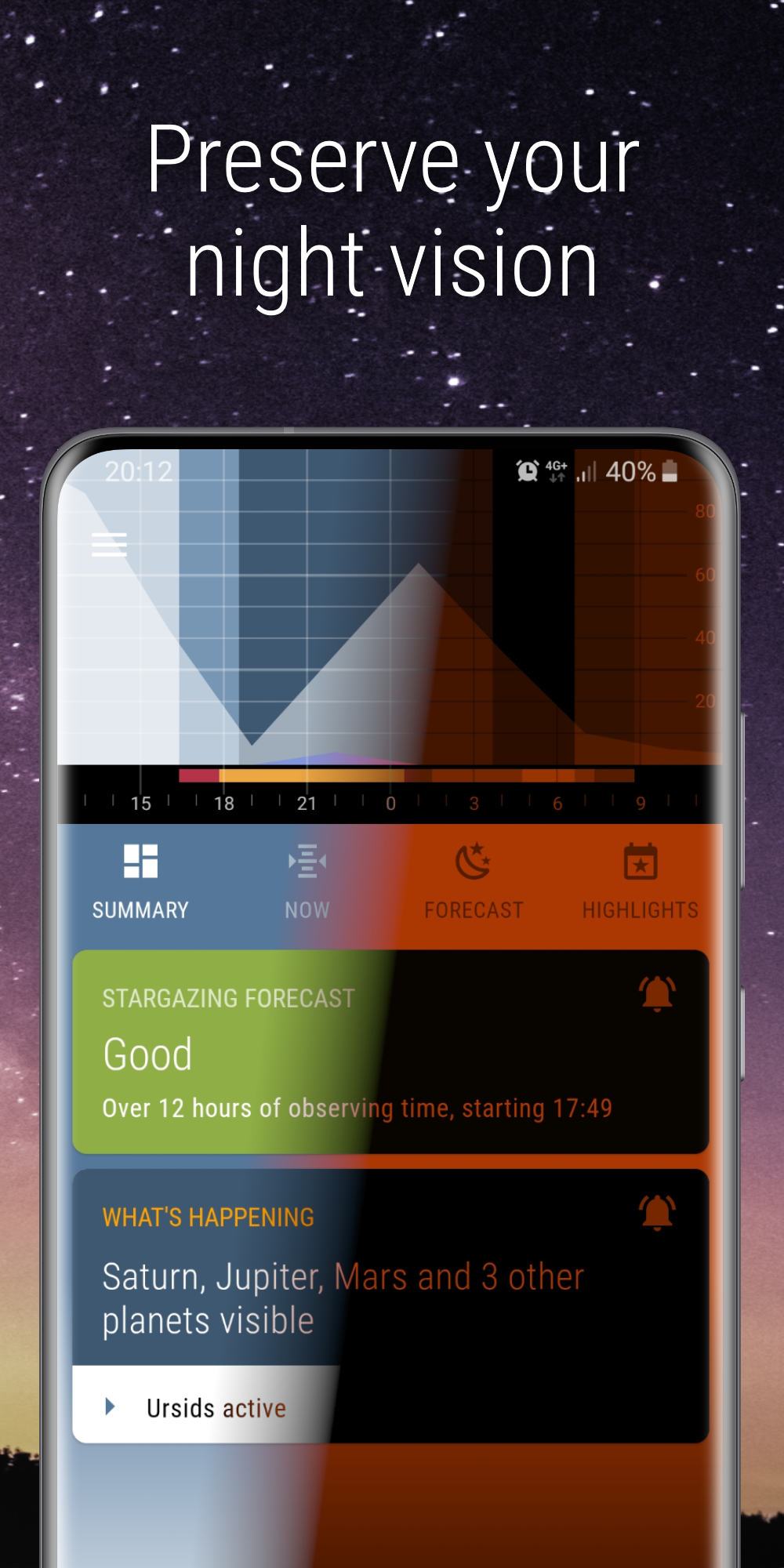 اسکرین شات 6 برنامه Nightshift Stargazing