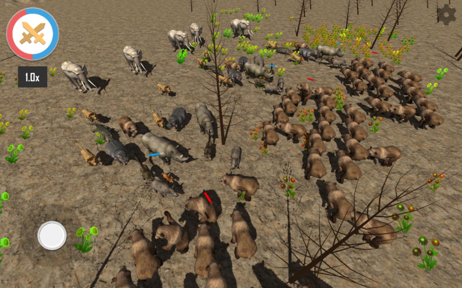 اسکرین شات 2 بازی EPIC ANIMAL BATTLE SIMULATOR