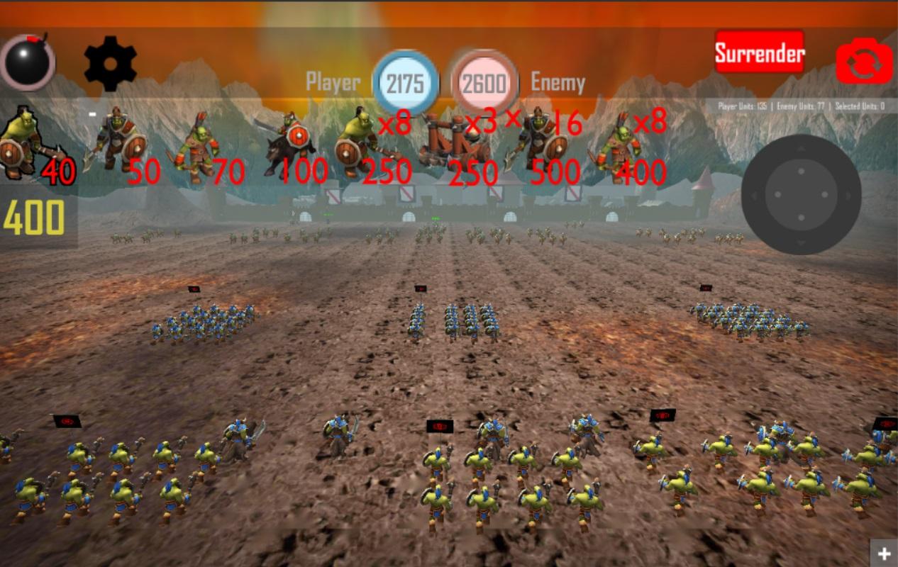 اسکرین شات 3 بازی Middle Earth Orc Attack RTS
