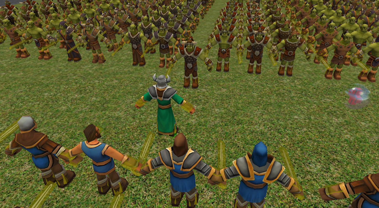 اسکرین شات 1 بازی Middle Earth Orc Attack RTS