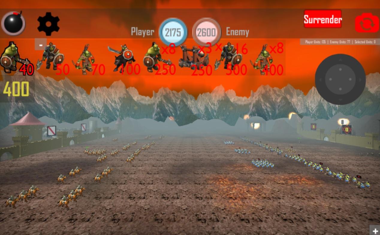 اسکرین شات 5 بازی Middle Earth Orc Attack RTS