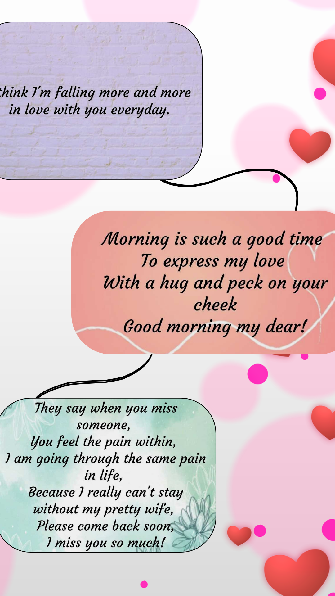 اسکرین شات 2 برنامه Love Messages For Wife & Poems