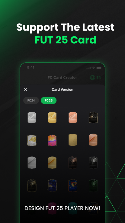 اسکرین شات 4 برنامه FUT 25 Card Creator