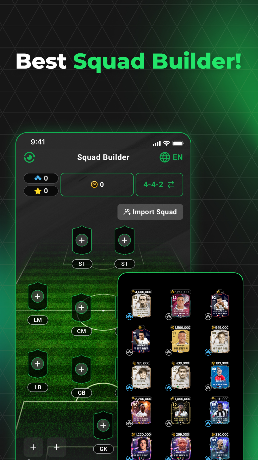 اسکرین شات 5 برنامه FUT 26 Card Creator