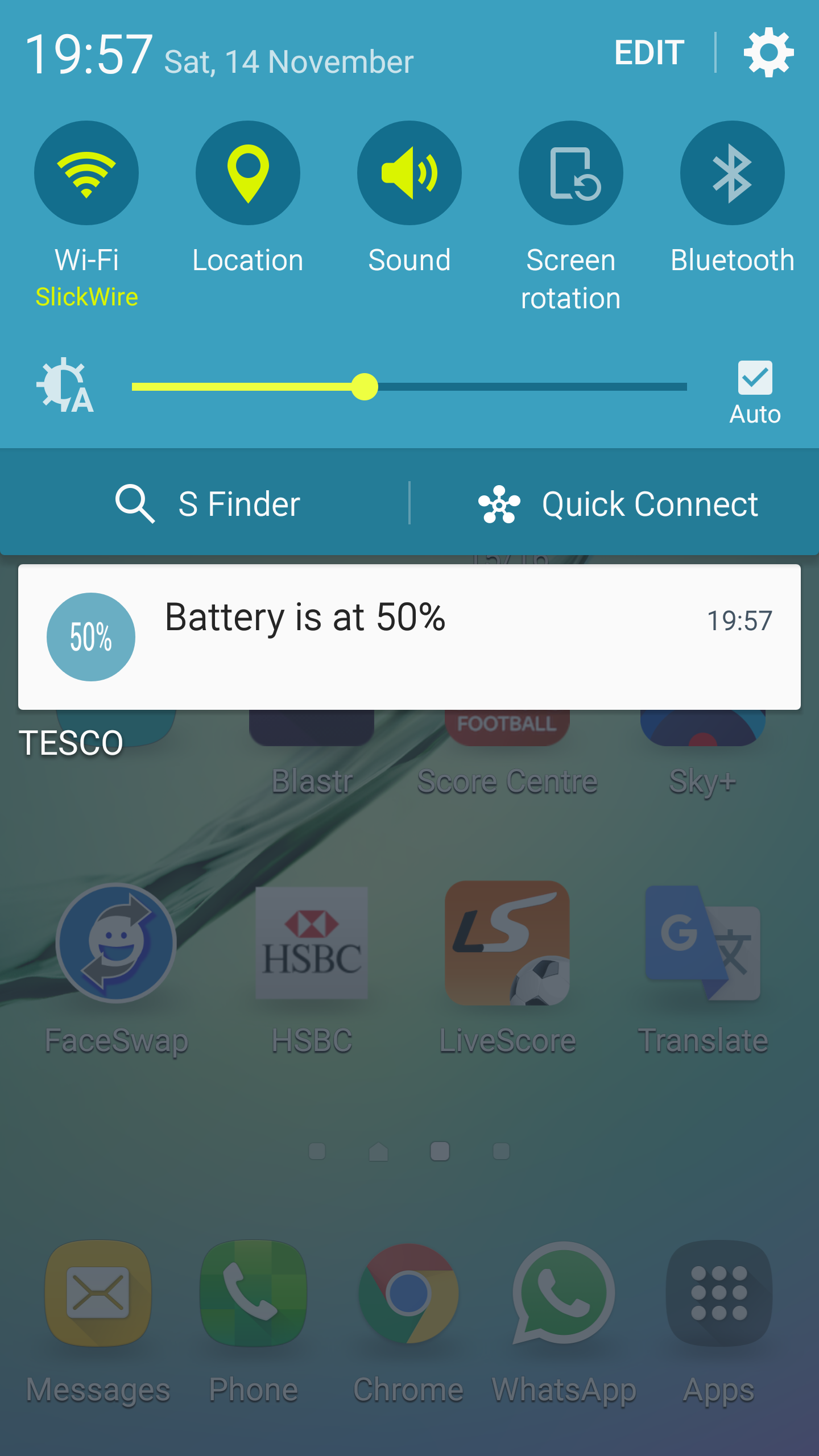اسکرین شات 3 برنامه Battery Percentage Display