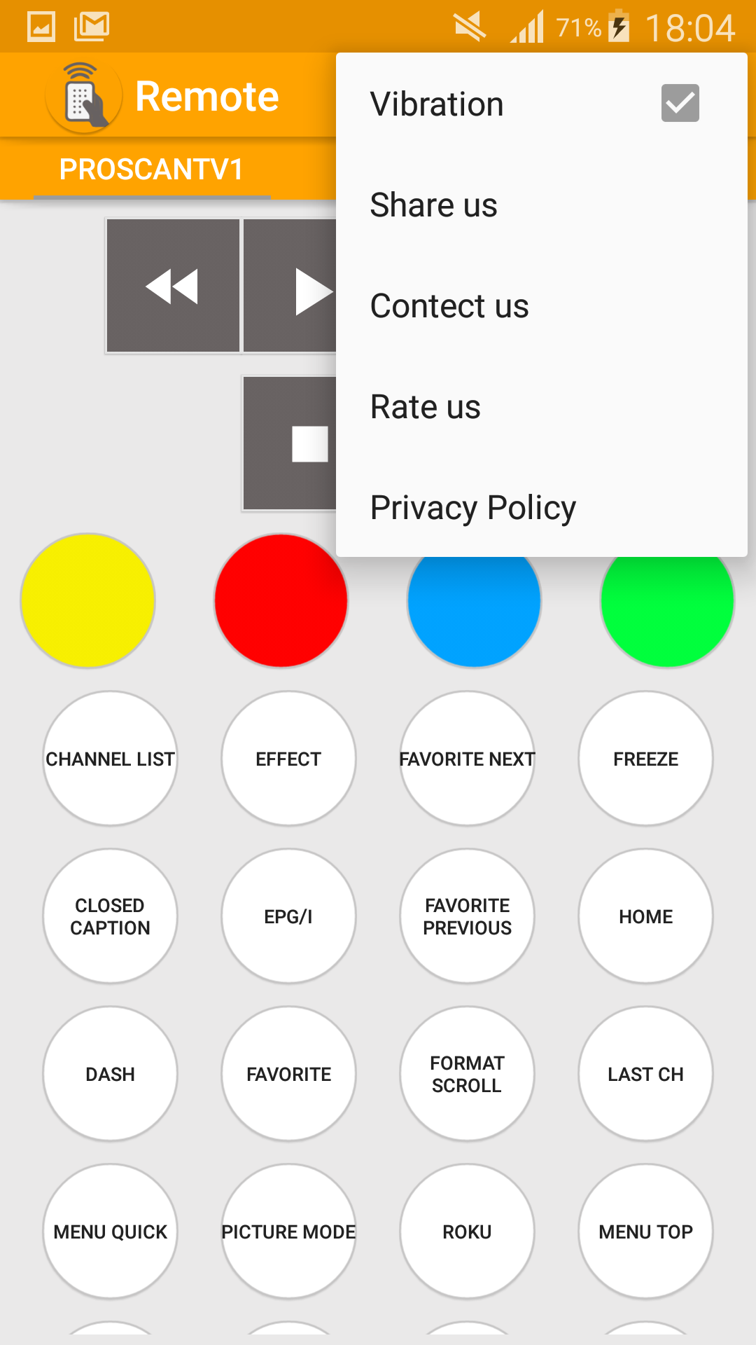اسکرین شات 8 برنامه LG DVD remote control