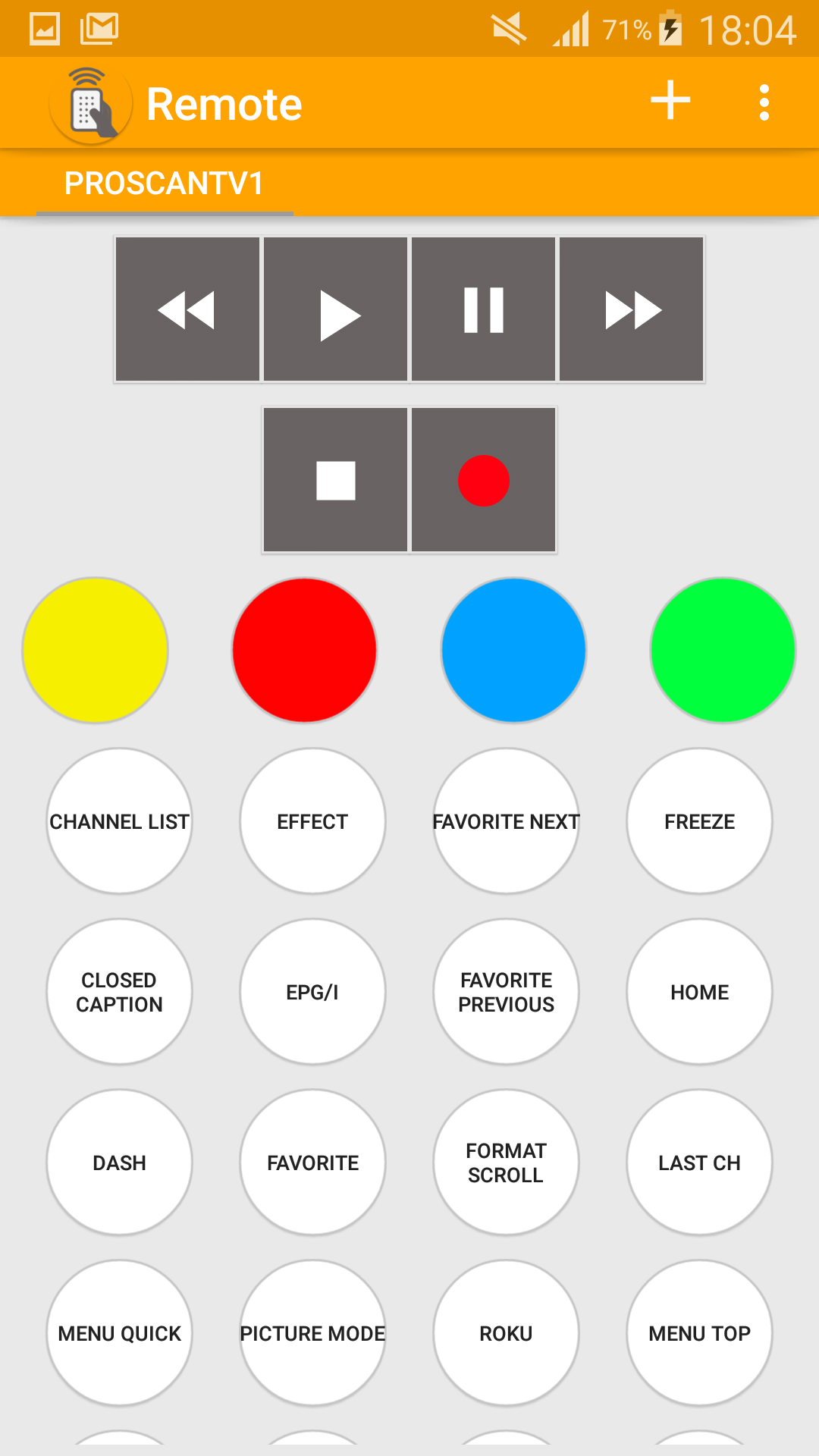 اسکرین شات 7 برنامه LG DVD remote control