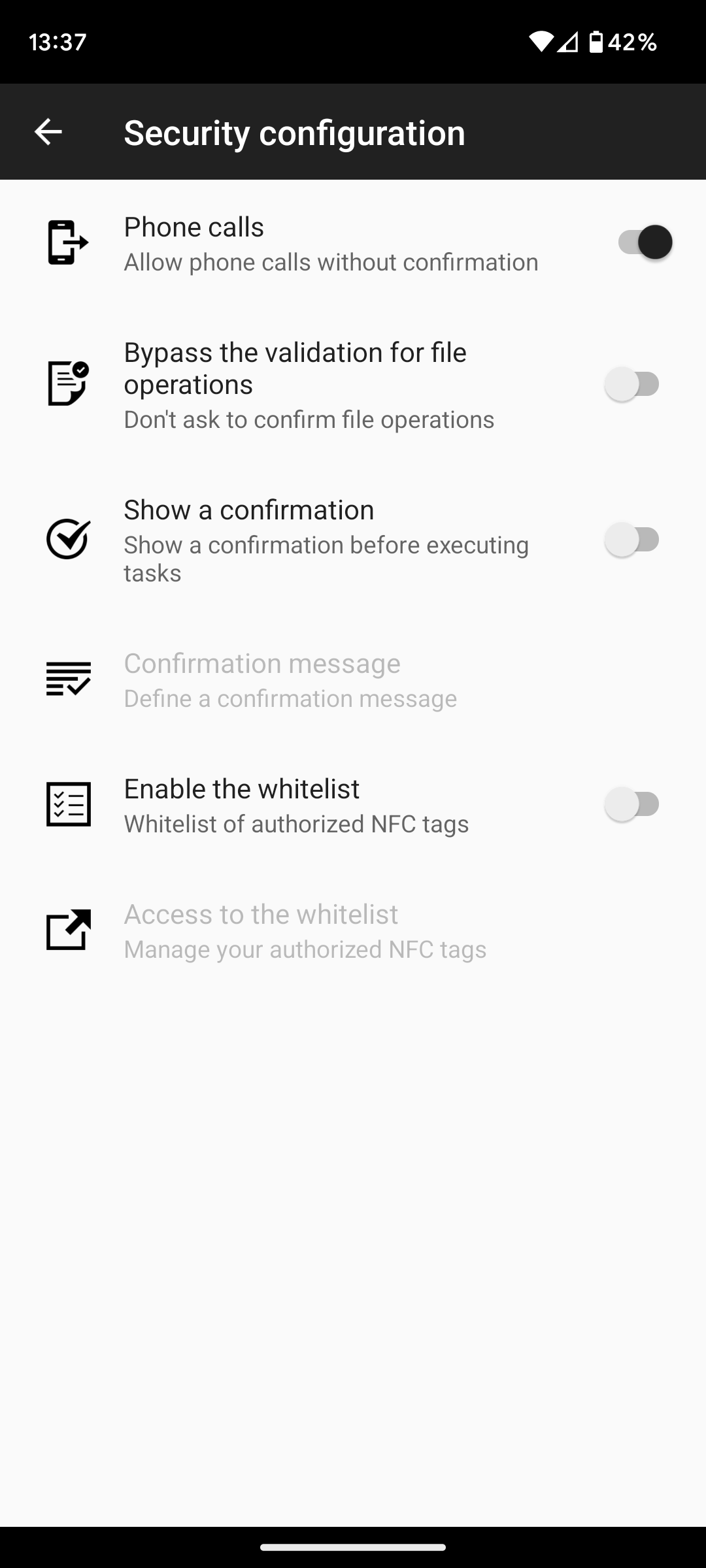اسکرین شات 6 برنامه NFC Tasks