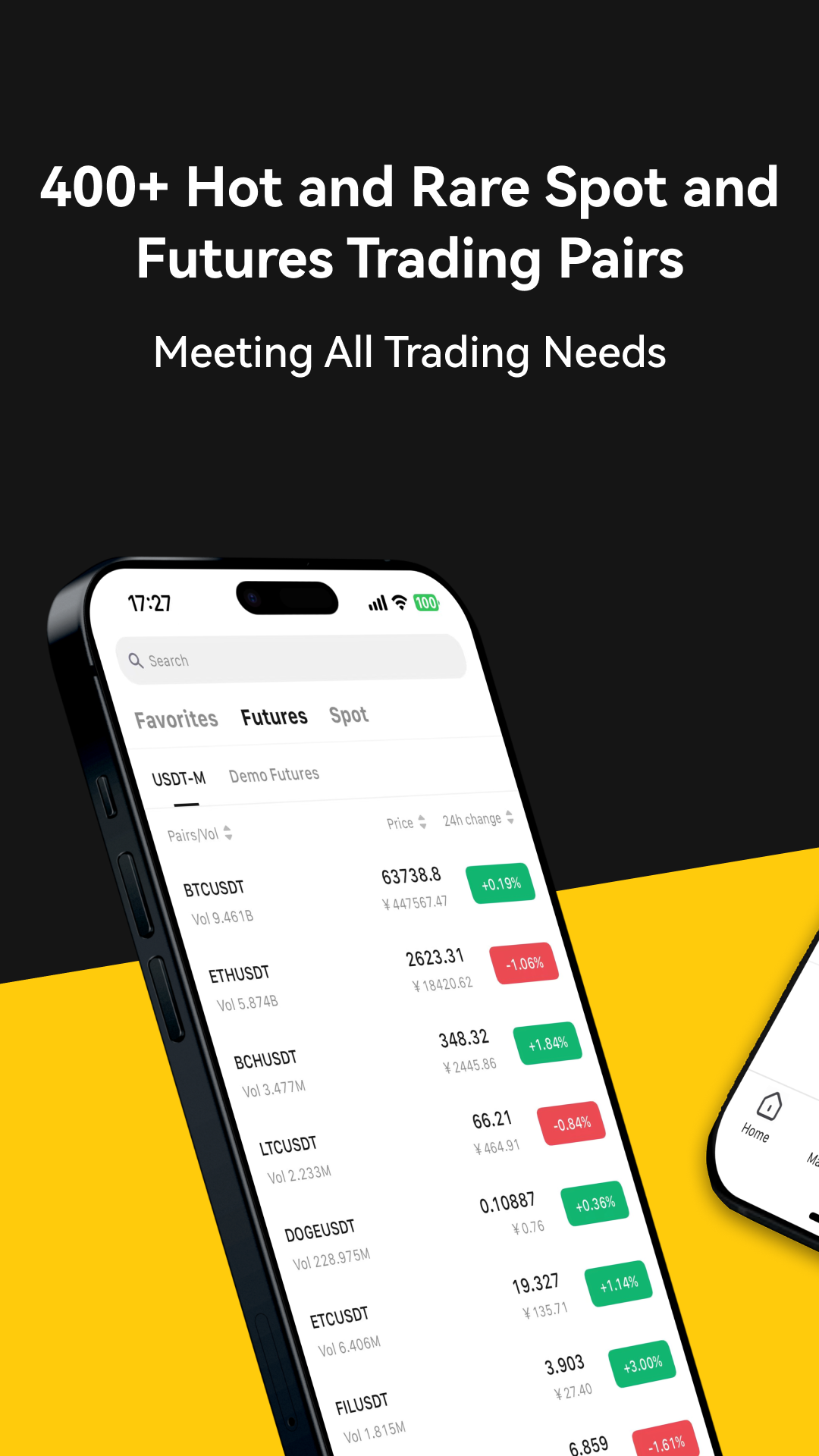 اسکرین شات 2 برنامه WEEX: Trade Bitcoin & Futures