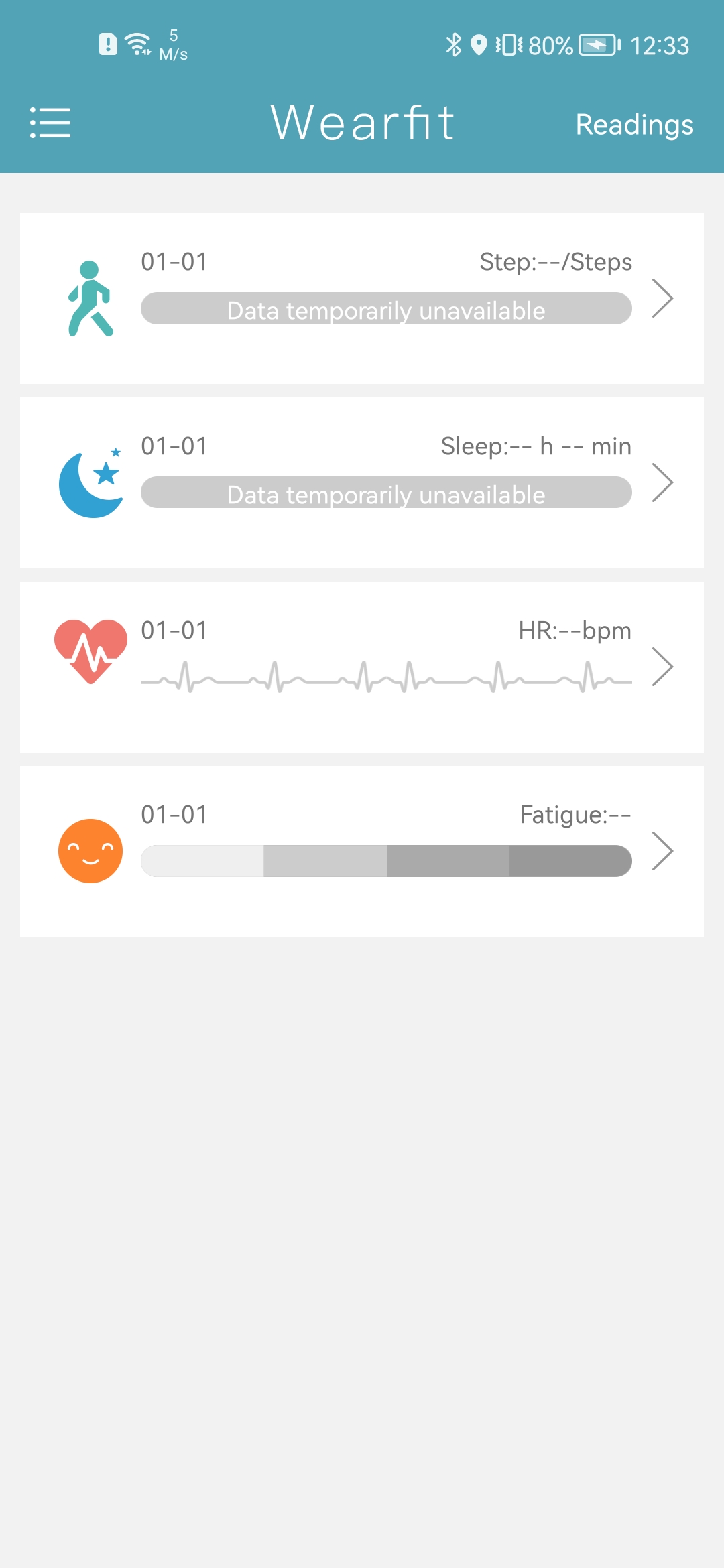 اسکرین شات 2 برنامه Wearfit