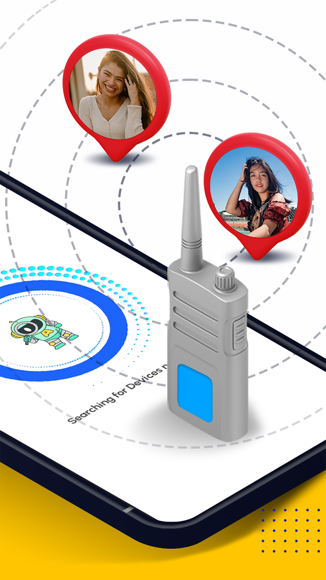 اسکرین شات 3 برنامه PTT walkie talkie - wifi Call