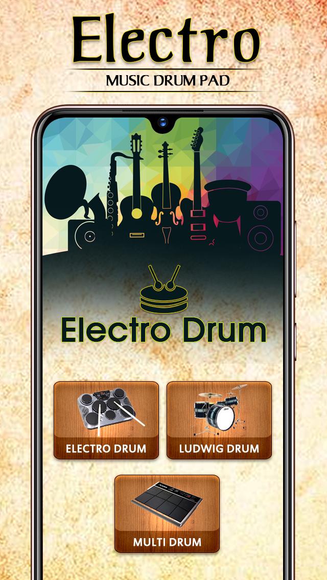 اسکرین شات 1 برنامه Electro Musical Drum Pads 48