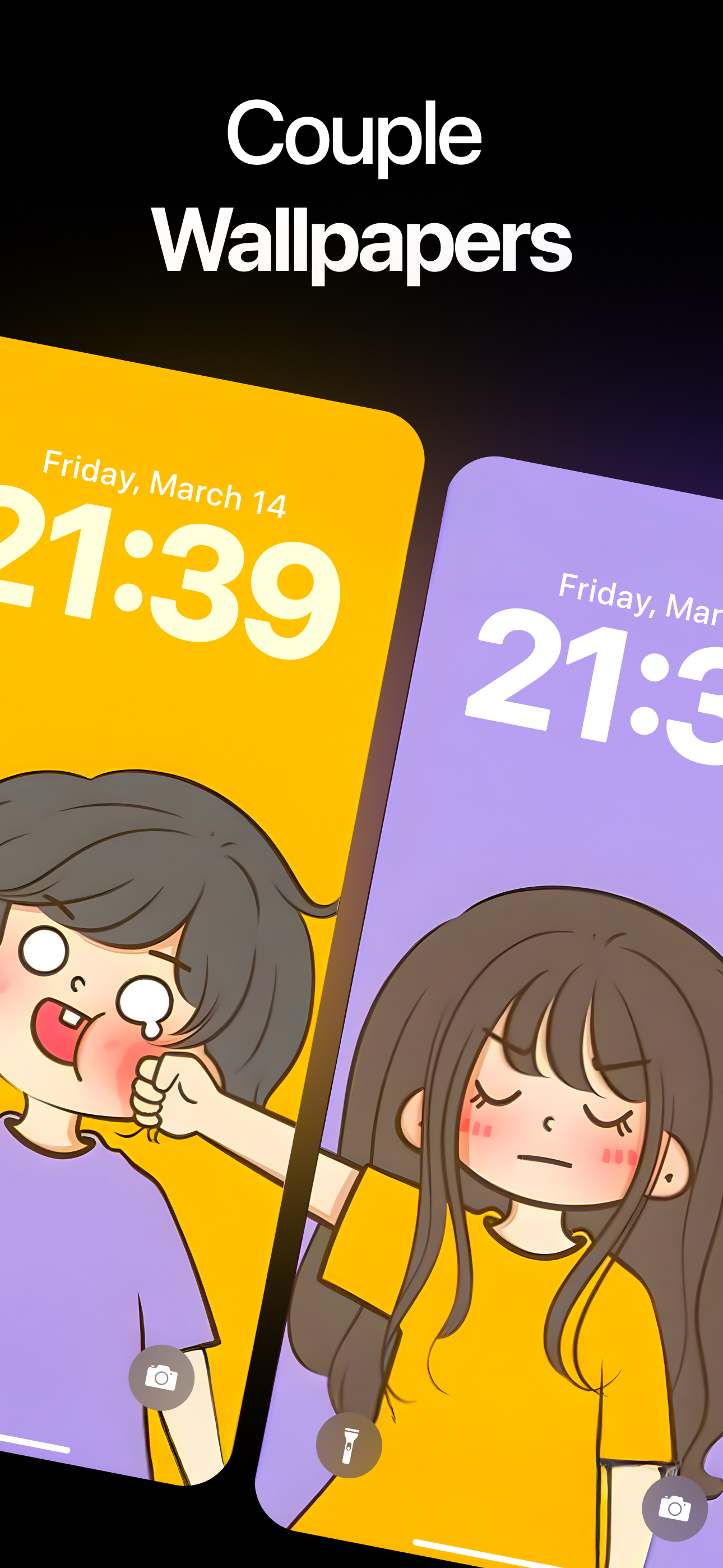 اسکرین شات 2 برنامه Wallpics - Live Wallpapers 4K