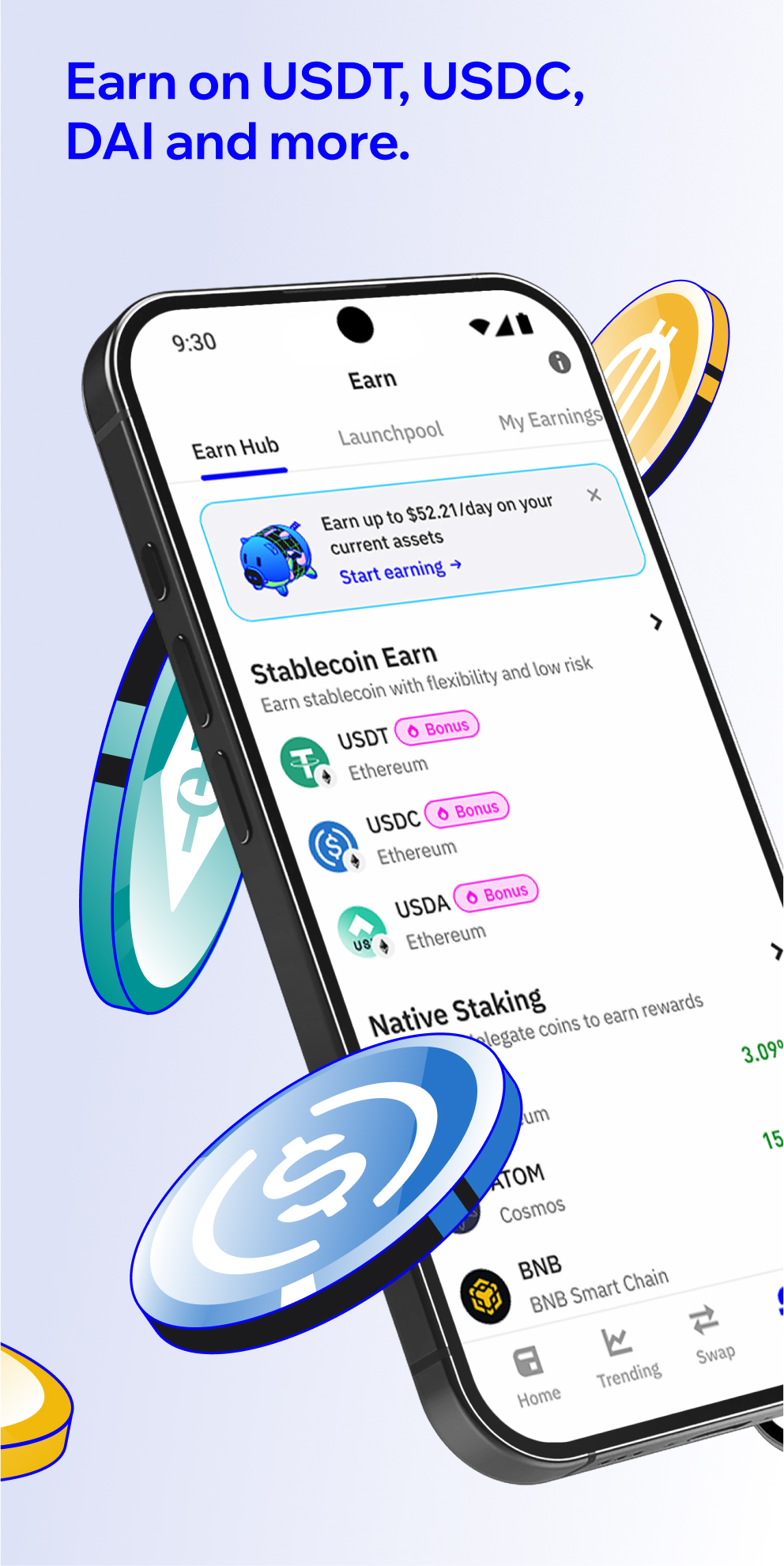 اسکرین شات 3 برنامه Trust: Crypto & Bitcoin Wallet