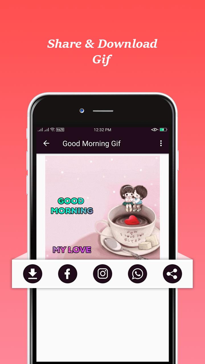 اسکرین شات 7 برنامه Good Morning Gif & Images