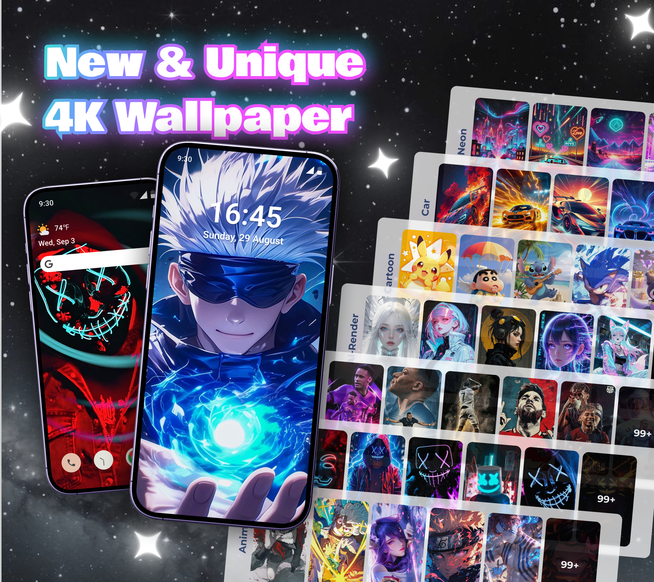 اسکرین شات 1 برنامه Wallpaper 4k & Live Wallpapers