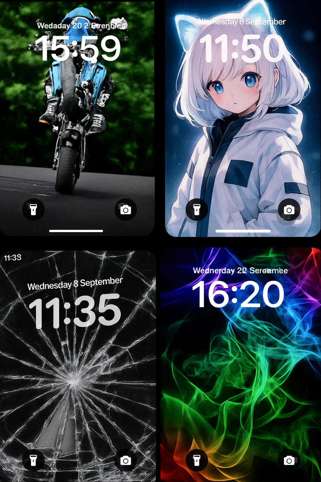 اسکرین شات 2 برنامه Live Wallpapers 4K, HD, Anime