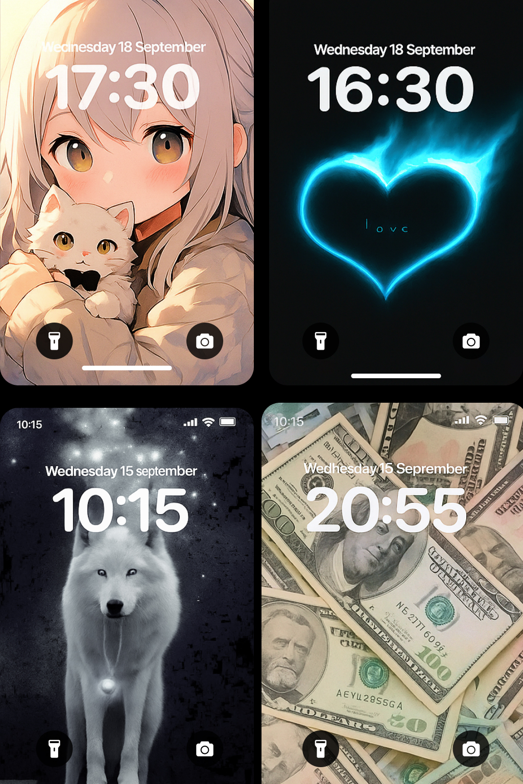 اسکرین شات 6 برنامه Live Wallpapers 4K, HD, Anime