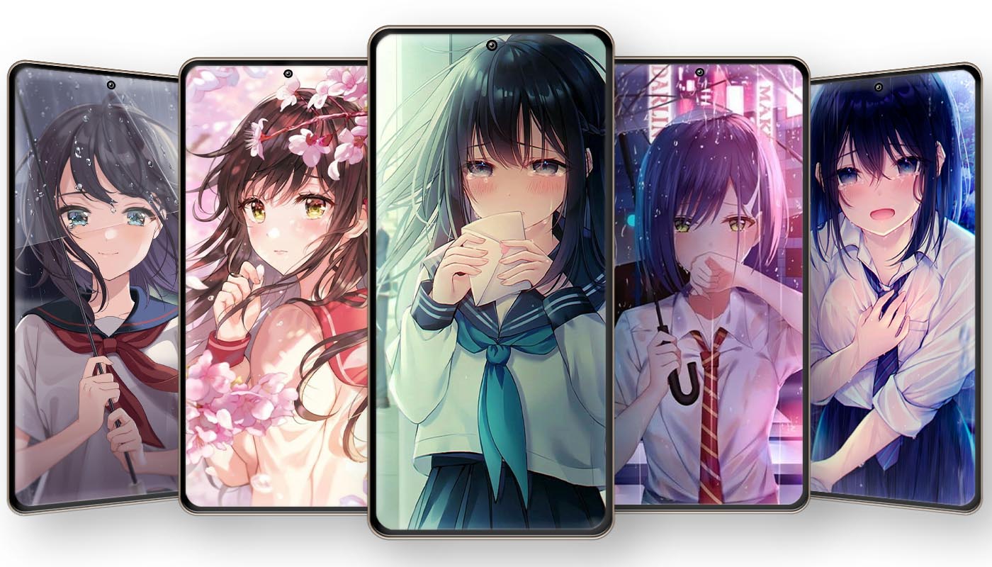 اسکرین شات 6 برنامه Anime Girl Wallpaper