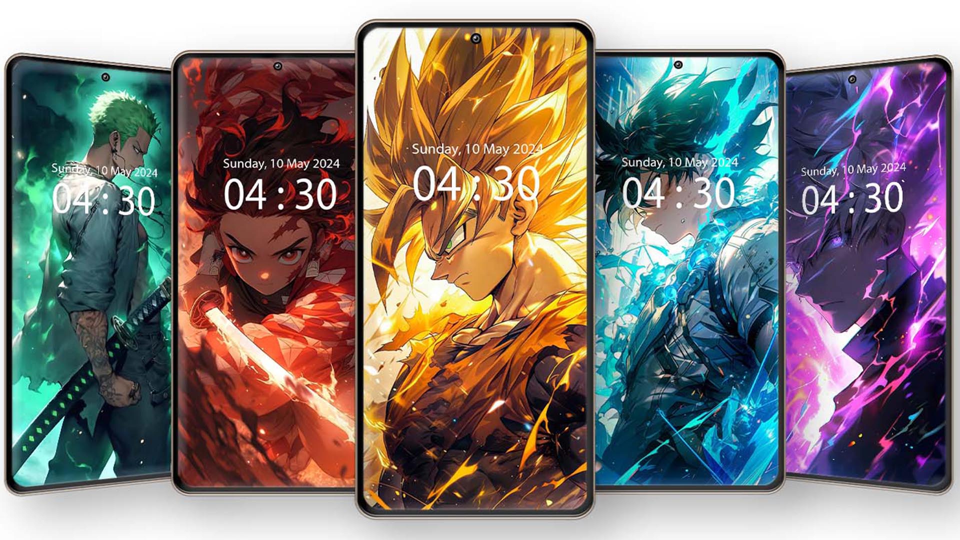 اسکرین شات 1 برنامه Anime Live Wallpaper 4k hd