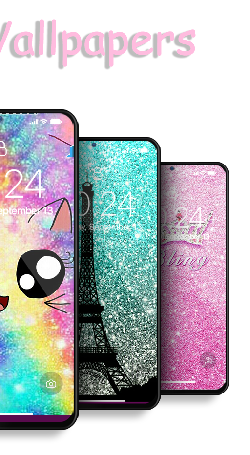 اسکرین شات 2 برنامه Glitter Wallpapers