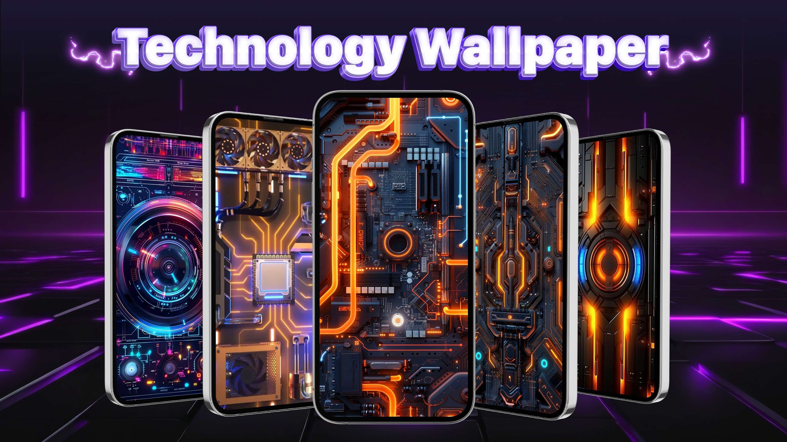 اسکرین شات 4 برنامه Live Wallpapers - 4K Wallpaper