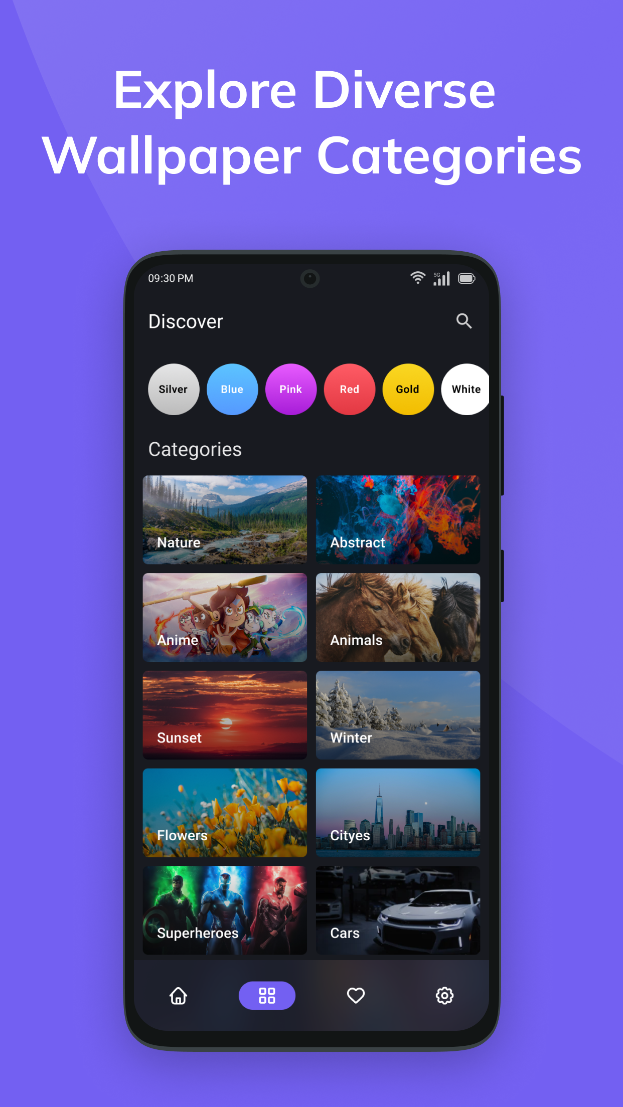 اسکرین شات 4 برنامه Wallpaper 4K - Wallpapers Club