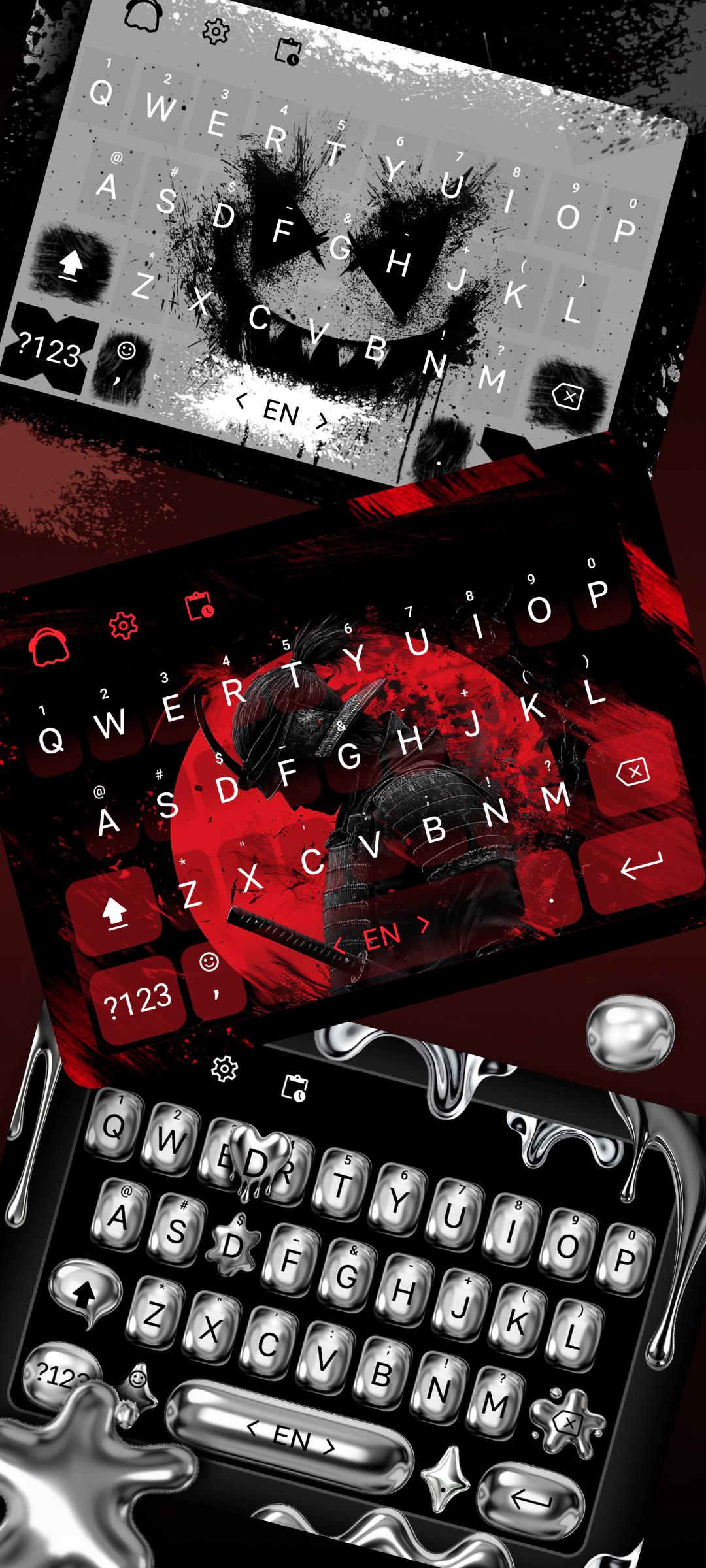 اسکرین شات 1 برنامه Keby Cute Keyboard Themes