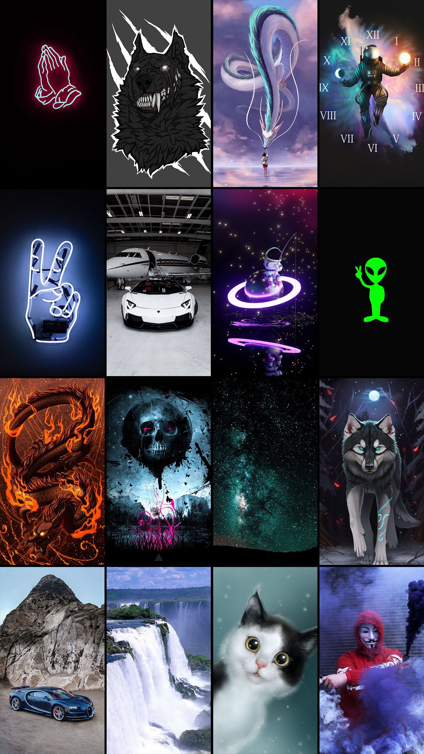 اسکرین شات 6 برنامه Phone Wallpapers 4K, HD