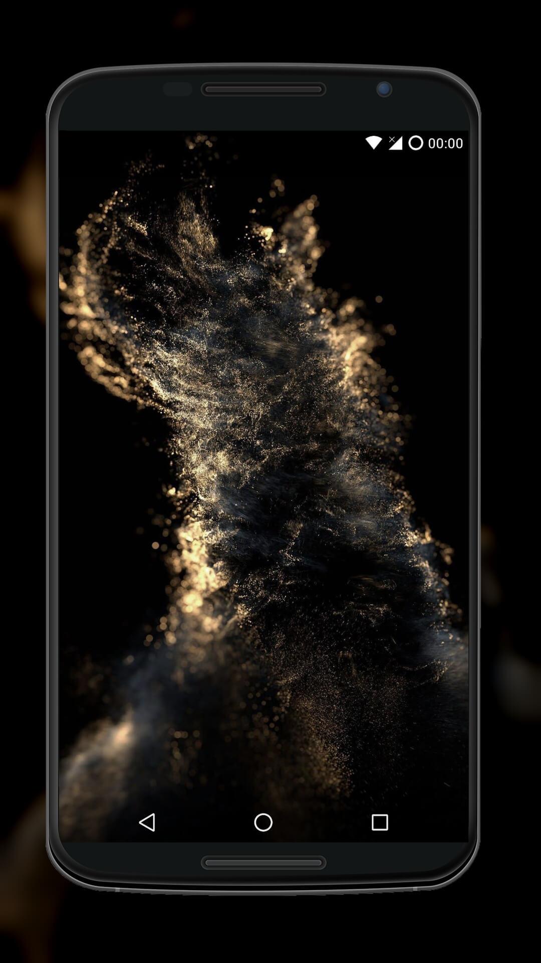 اسکرین شات 1 برنامه Black Wallpapers HD 4K