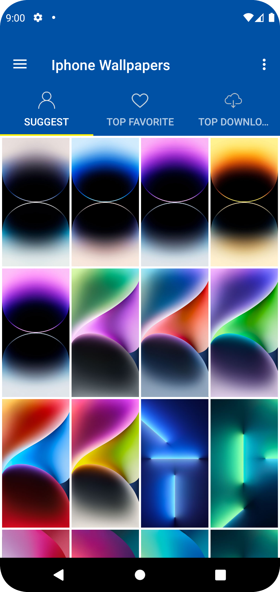 اسکرین شات 1 برنامه Wallpapers for iPhone iOS