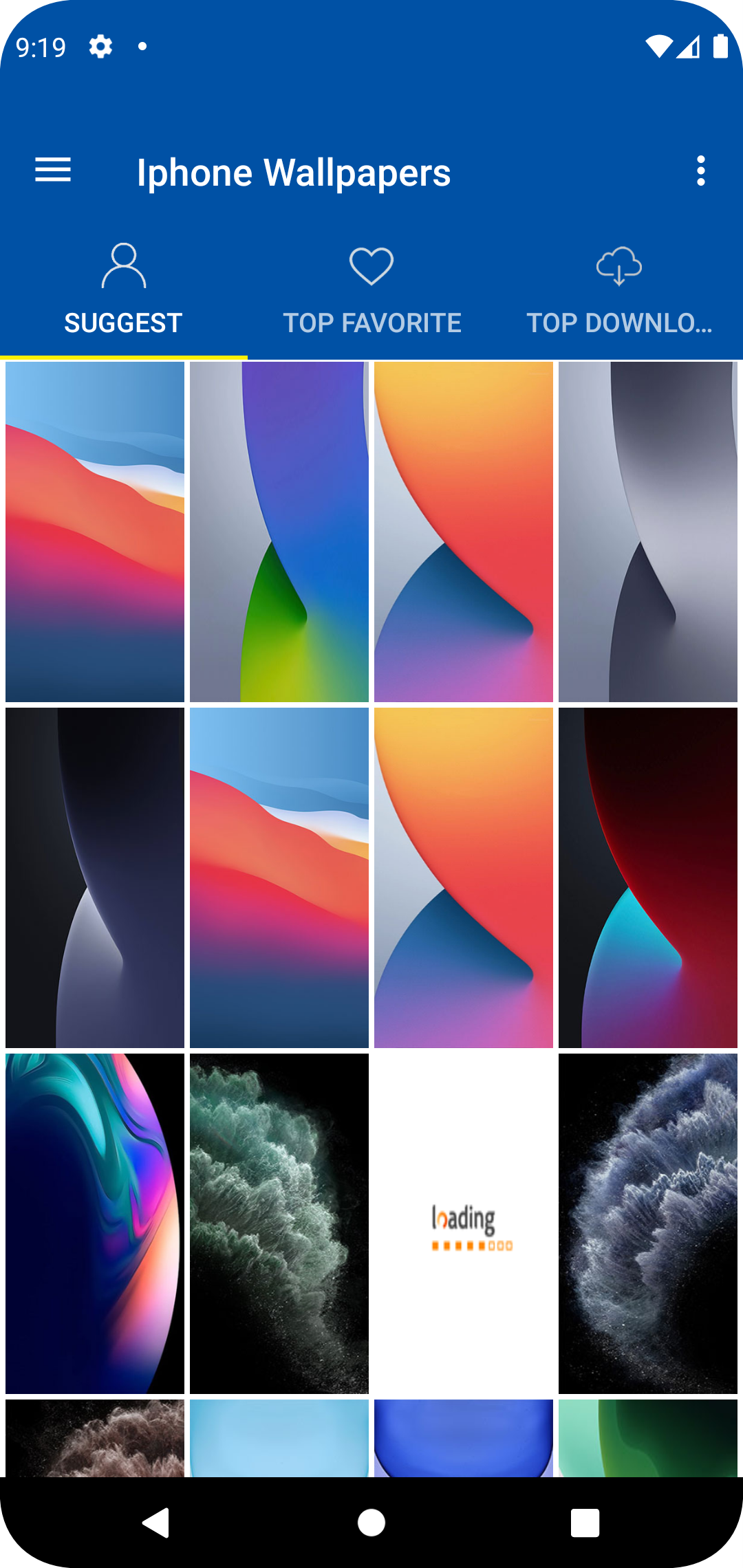اسکرین شات 5 برنامه Wallpapers for iPhone iOS