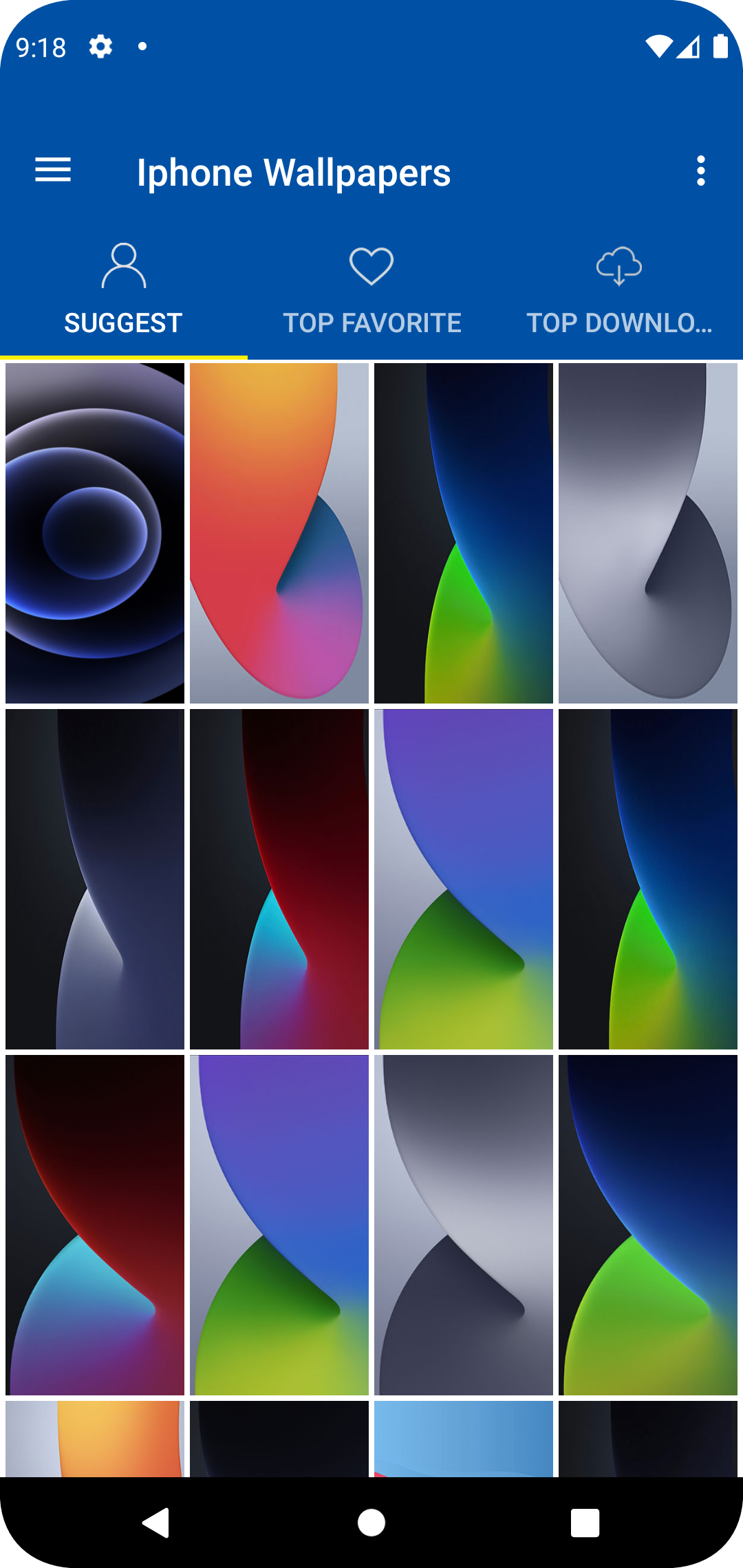 اسکرین شات 3 برنامه Wallpapers for iPhone iOS