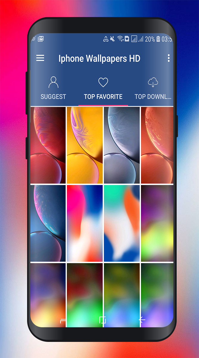 اسکرین شات 7 برنامه Wallpapers for iPhone iOS