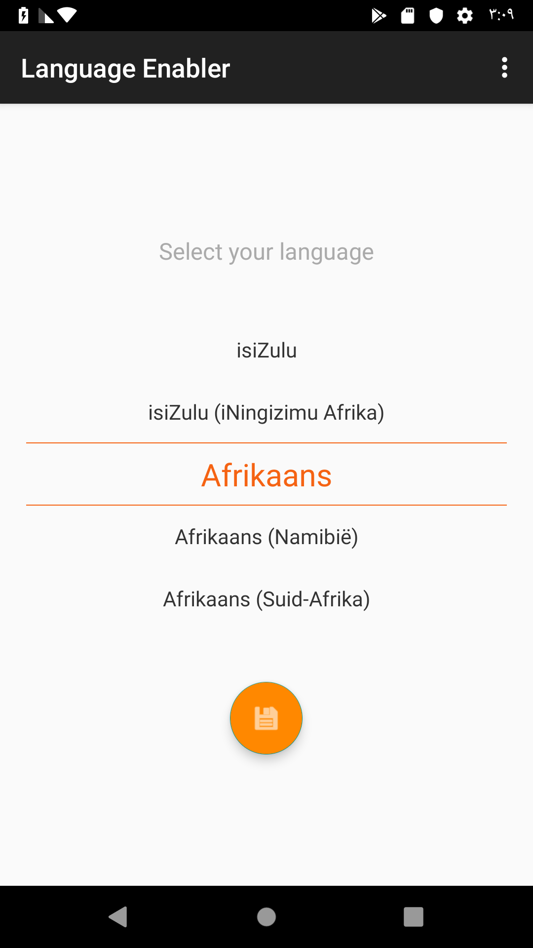 اسکرین شات 3 برنامه Language Enabler