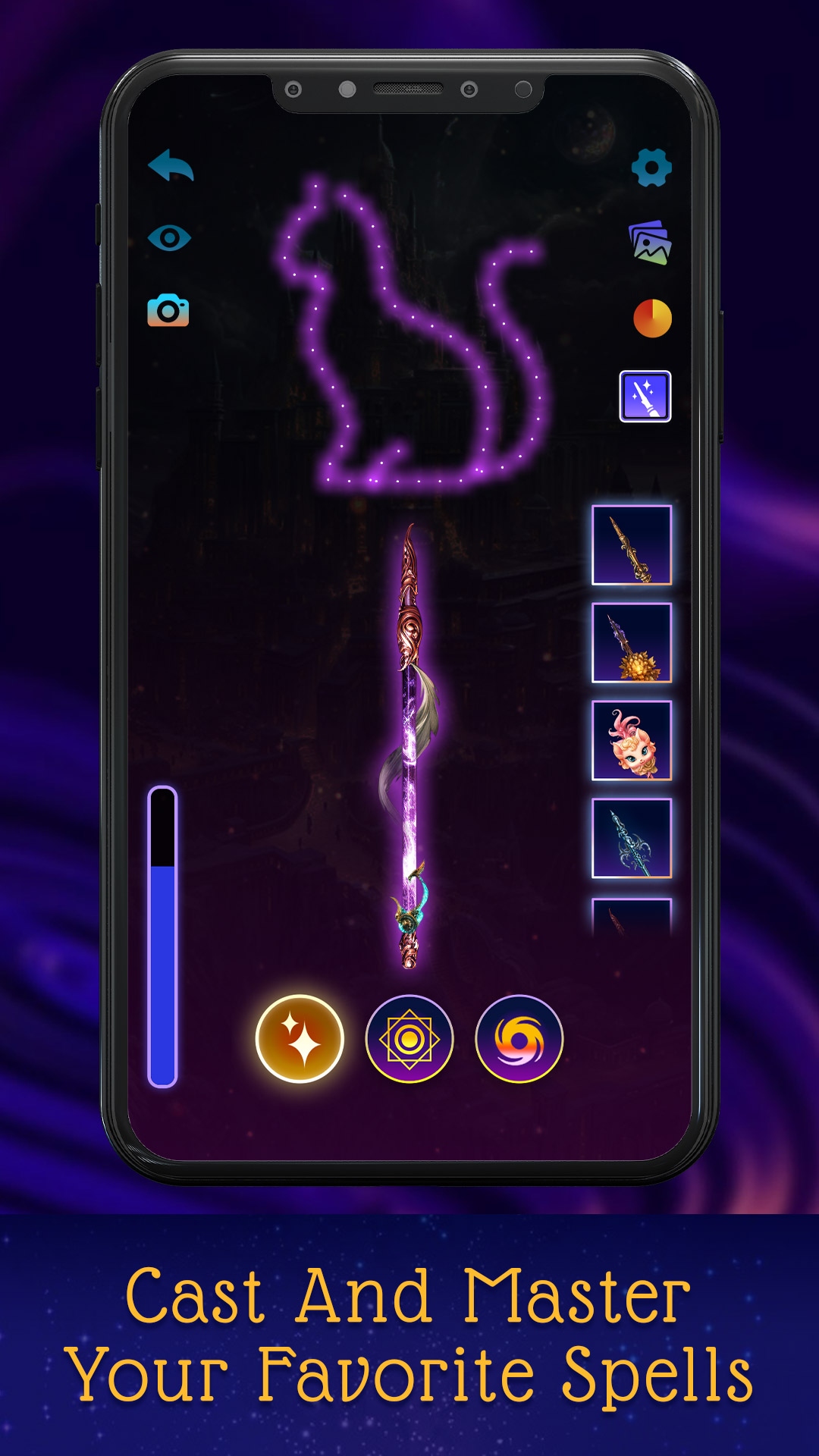 اسکرین شات 3 برنامه Magic Wand - Wizard Simulator