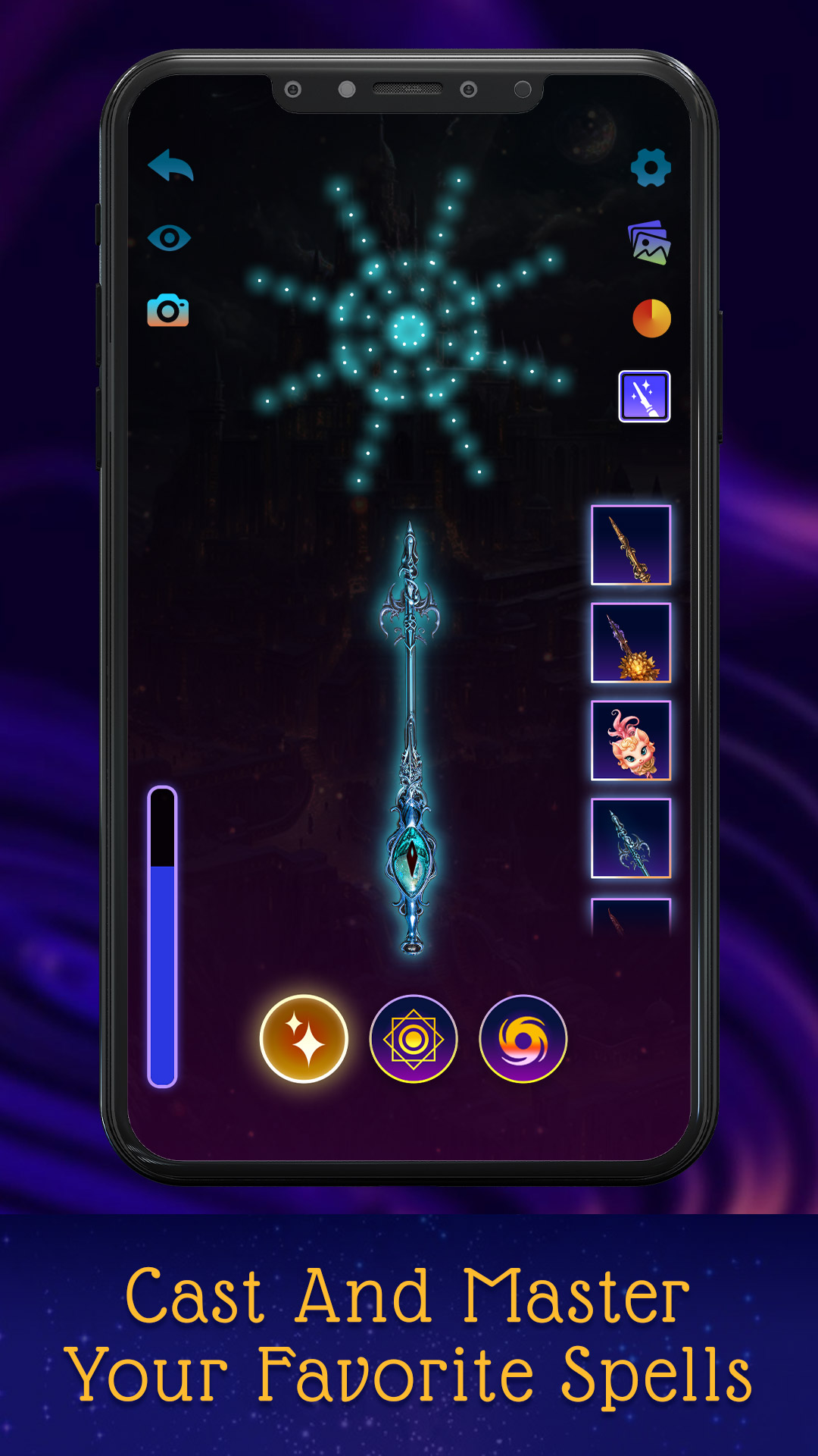 اسکرین شات 4 برنامه Magic Wand - Wizard Simulator